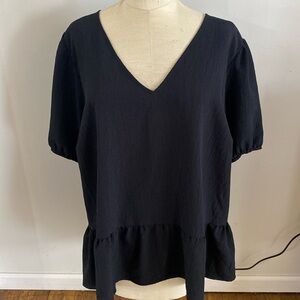 Nine West 4X black cute top